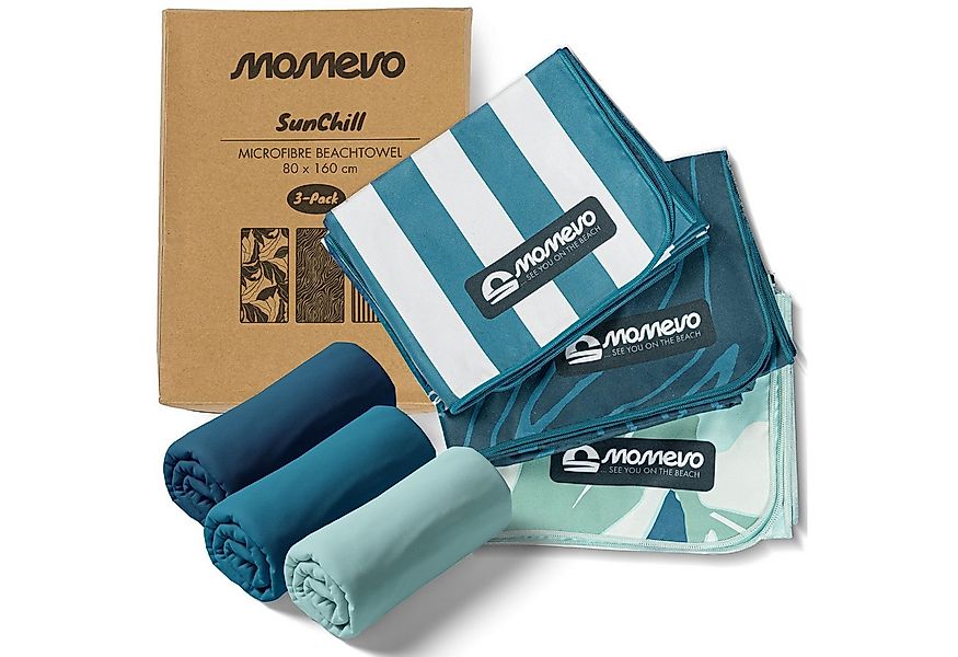 Momevo Handtuch Mikrofaser-Handtuch SunChill 80 × 160 cm für Reisen und Spo günstig online kaufen
