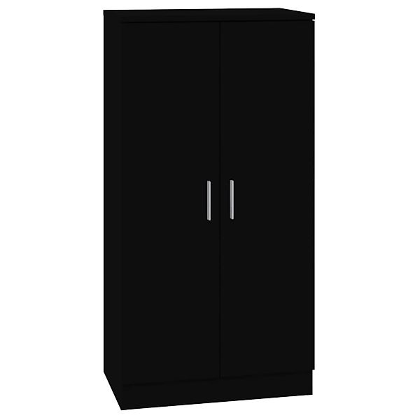 vidaXL Schuhschrank Schwarz 55x35x108 cm Holzwerkstoff 342665 günstig online kaufen
