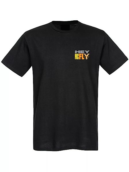 Back To The Future Hey McFly Herren T-Shirt schwarz günstig online kaufen
