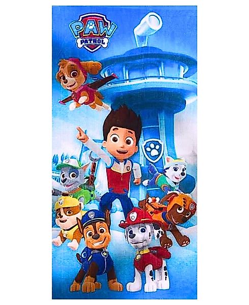 PAW PATROL Badetuch PAW Zentrale, Baumwolle, günstig online kaufen