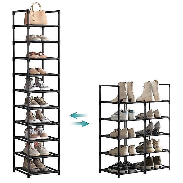 SONGMICS Schuhregal Schuhschrank, für 20 Paar günstig online kaufen