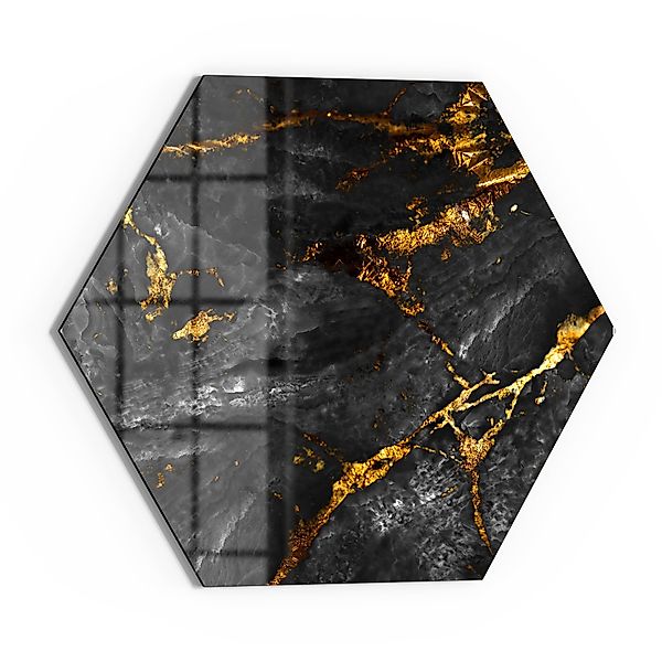 DEQORI Glasbild 'Veredelter Naturstein', 'Veredelter Naturstein', günstig online kaufen
