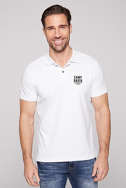 CAMP DAVID Poloshirt mit kleiner Logo-Stickerei günstig online kaufen