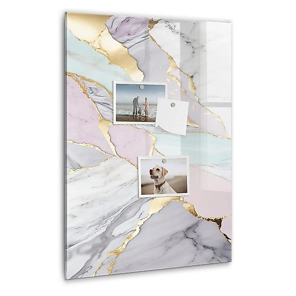 Tulup Magnettafel Glas Dekorativer Marmor 40x60 cm Magnettafel Zum Schreibe günstig online kaufen