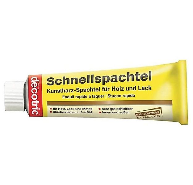 decotric® Spachtelmasse Schnellspachtel für Holz, Lack + Metall Malerhilfss günstig online kaufen