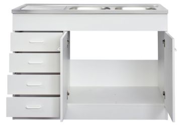 KOCHSTATION Spülenschrank "KS-Elster" Breite 120 cm günstig online kaufen