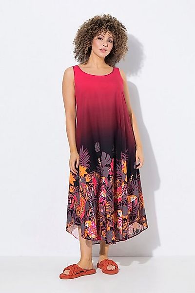 Ulla Popken Maxikleid Midikleid Papageien A-Linie günstig online kaufen
