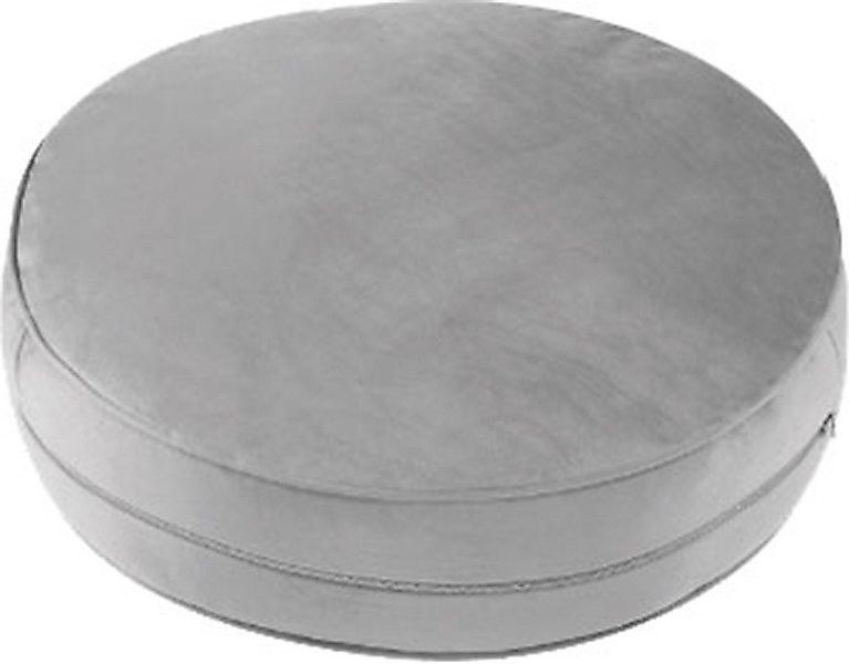 Stoffschmiede Bodenkissen / Samt-Optik / 57cm Durchmesser günstig online kaufen