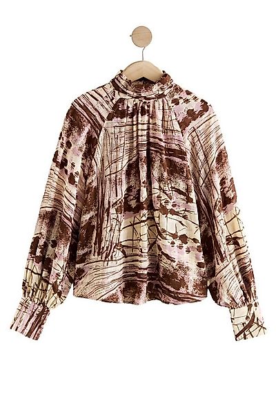 Next Blusenshirt Langärmelige, hochgeschlossene Bluse (1-tlg) günstig online kaufen