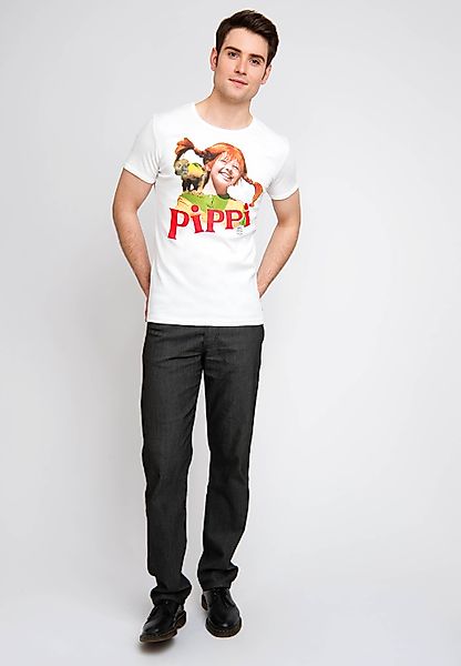 LOGOSHIRT T-Shirt "Pippi Langstrumpf", mit frechem Frontprint günstig online kaufen