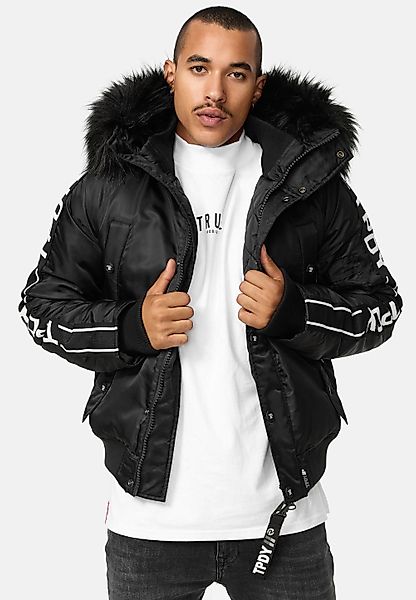 trueprodigy Bomberjacke Jonathan Teddy Stoff Kapuze günstig online kaufen