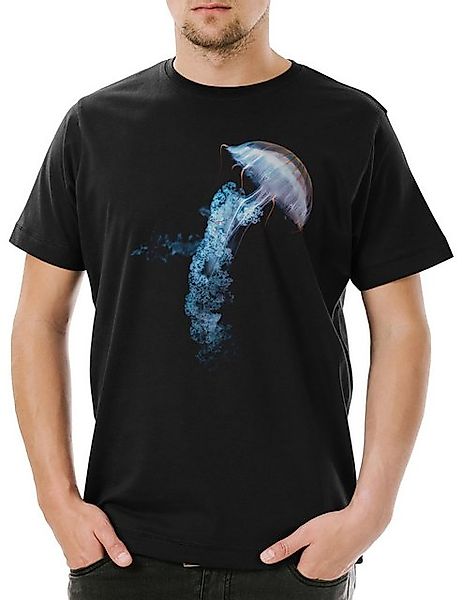 Urban Backwoods Print-Shirt Jellyfish Herren T-Shirt günstig online kaufen