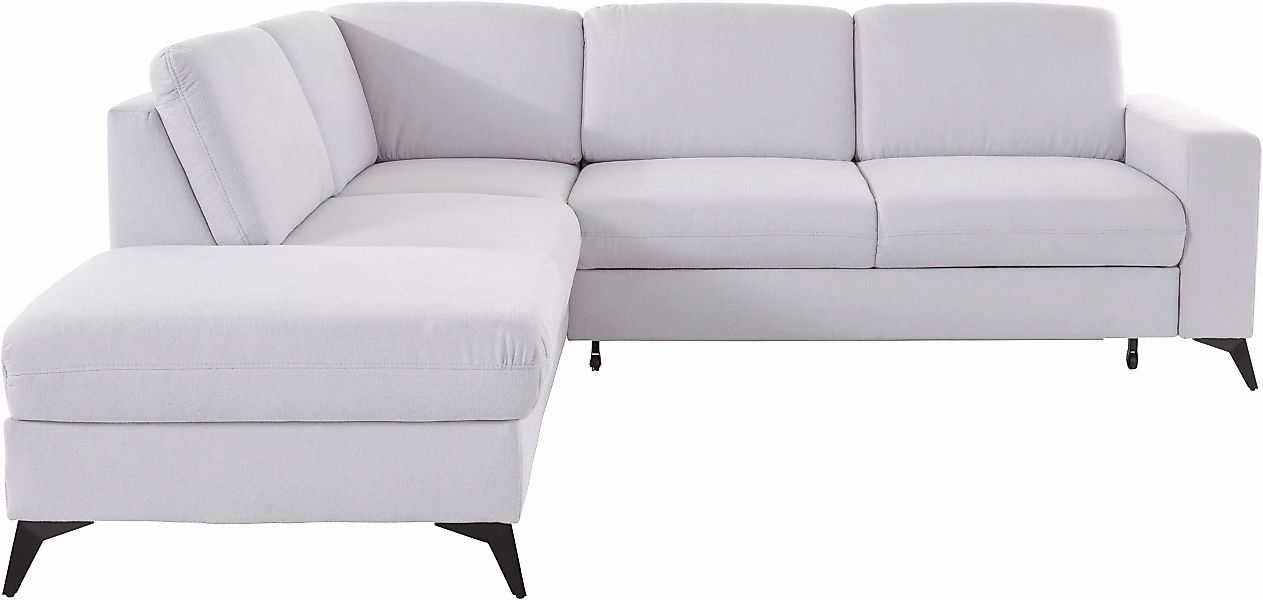 Places of Style Ecksofa "Lolland L-Form", Wahlweise mit Bettfunktion und St günstig online kaufen