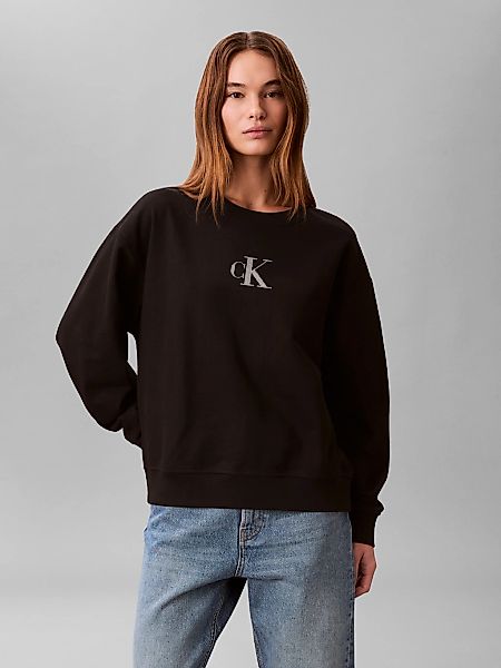 Calvin Klein Jeans Sweatshirt, Regular fit mit Rundhalsausschnitt günstig online kaufen