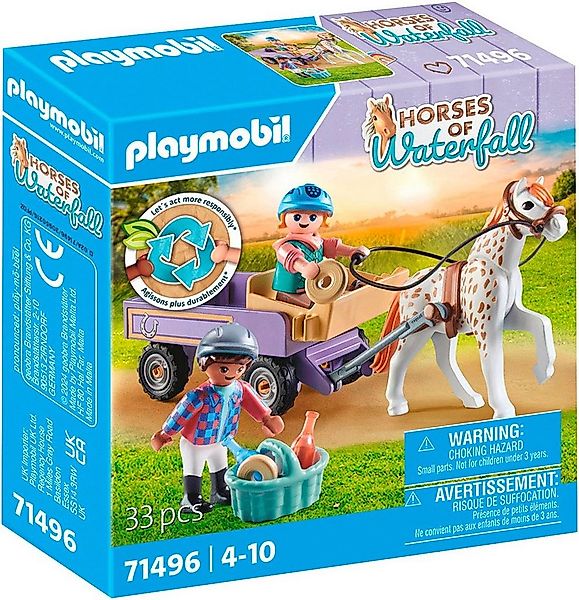 Playmobil® Ponykutsche (71496), Horses of Waterfall Konstruktions-Spielset, günstig online kaufen