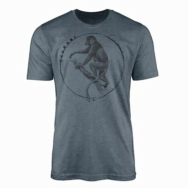 Sinus Art T-Shirt Evolution Herren T-Shirt Nasenaffe günstig online kaufen