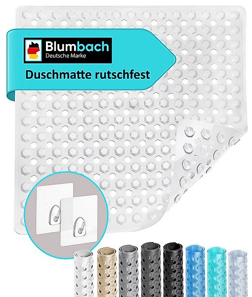 Blumbach Duschmatte - griffige Antirutschmatte Diamant 53 x 53 cm, - 100% B günstig online kaufen