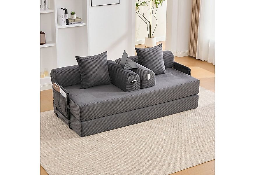 TavilaEcon 3-Sitzer Zusammenlegbares Kompressionssofa mit robustem Metallra günstig online kaufen