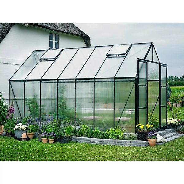 Halls Gewächshaus Magnum 148 Grün 11,5 m² günstig online kaufen