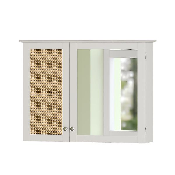 Vicco Badezimmerspiegelschrank Rosario, Weiß, 68 x günstig online kaufen