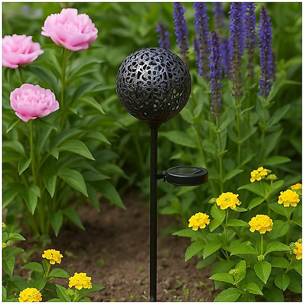 HTI-Living LED Solarleuchte Solarlampe Luna Flower günstig online kaufen