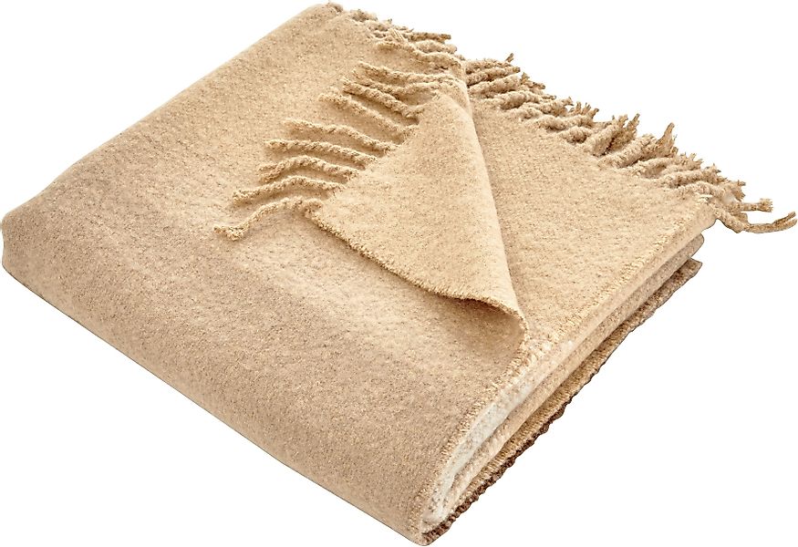 Leonique Wohndecke »Bouclé garngefärbt«, mit Farbverlauf günstig online kaufen