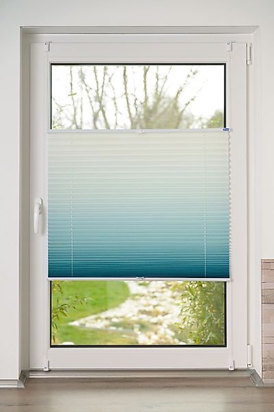 K-HOME Plissee Farbverlauf Sunrise, Lichtschutz, ohne günstig online kaufen