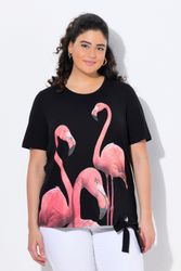 Ulla Popken T-Shirt T-Shirt Flamingo Ziersteine günstig online kaufen