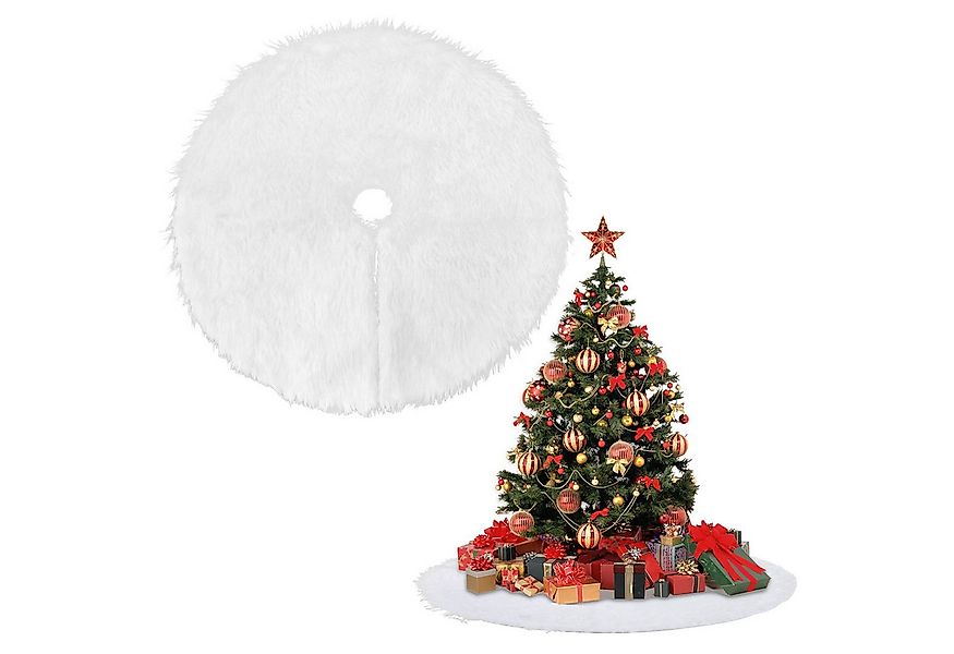 Clanmacy Baumteppich Weihnachtsbaumdecke,Baumteppich Weihnachten rund, 78cm günstig online kaufen