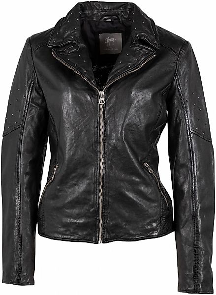 Mauritius Lederjacke "GWShanila" mit Reißverschluss, Ziernieten günstig online kaufen