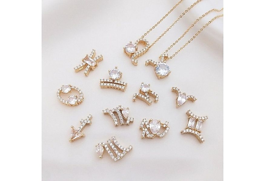 GOLDEN Kette mit Anhänger Sternzeichen Anhänger & Halskette, Diamant Horosk günstig online kaufen