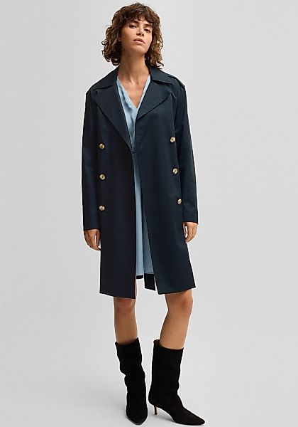 BOSS ORANGE Kurzmantel "Cotrench Premium Damenmode", mit Schulterriegeln un günstig online kaufen