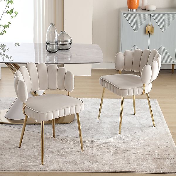 Celya Esszimmerstuhl Samt 2er Set, Freizeit günstig online kaufen