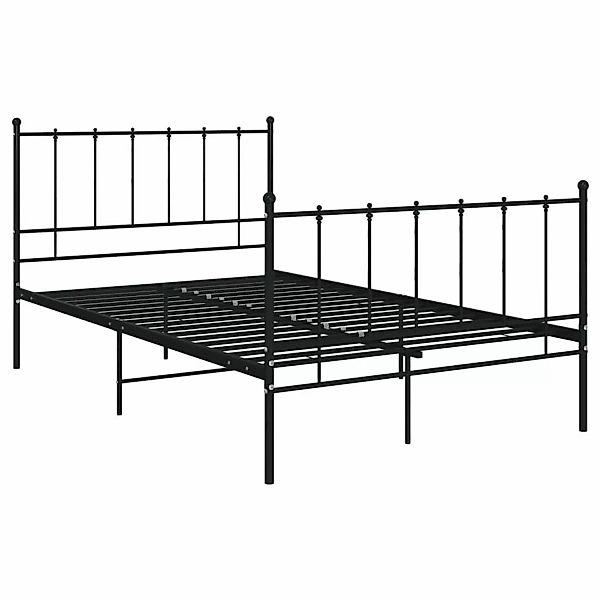 vidaXL Bett Schwarz Metall 120x200 cm Modell 4892746 günstig online kaufen
