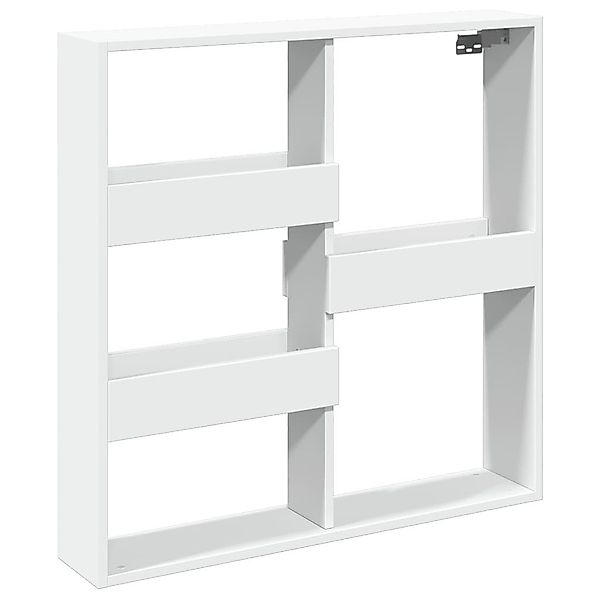 vidaXL Regal Wandschrank Weiß 80x15x80 cm günstig online kaufen