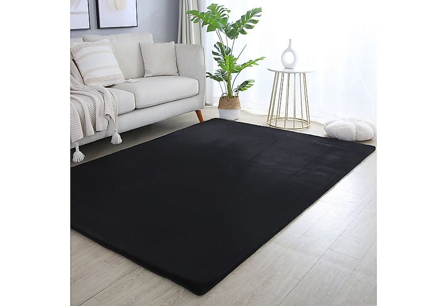 Carpettex Hochflor-Teppich Unicolor - Einfarbig, Läufer, Höhe: 20 mm, Teppi günstig online kaufen