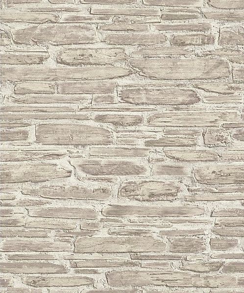 Rasch Vinyltapete #Tapetenwechsel, geprägt, Steinoptik, gemustert, (1 St) günstig online kaufen