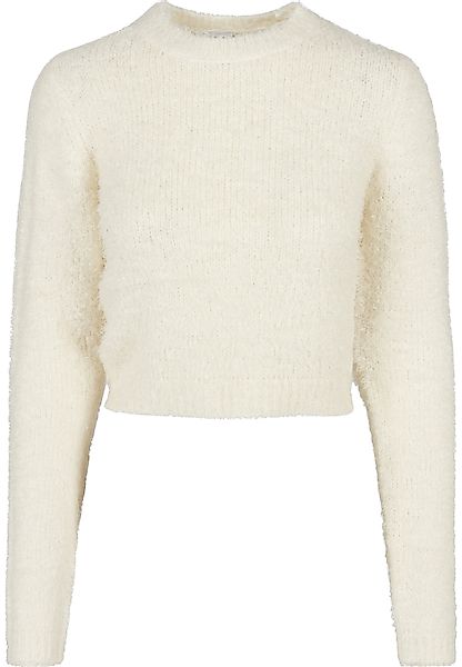 URBAN CLASSICS Sweatshirt "Urban Classics Damen Ladies Cropped Feather Swea günstig online kaufen