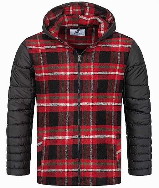 Rock Creek Steppjacke Herren Flanelljacke mit günstig online kaufen