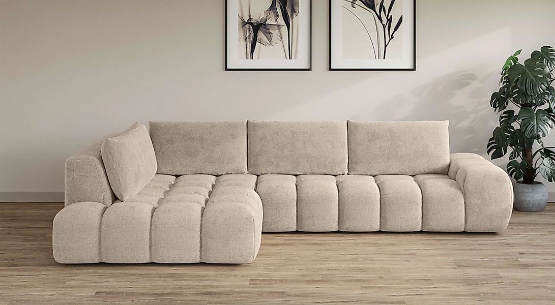 INOSIGN Ecksofa "AZITA klein, L-Form, elegant und bequem Designsofa", lose günstig online kaufen