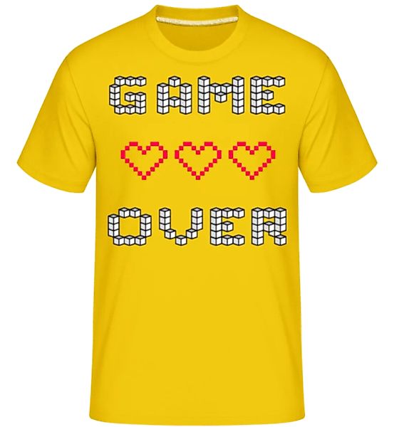 Game Over Hearts Sign · Shirtinator Männer T-Shirt günstig online kaufen