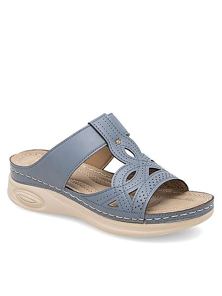 Clara Barson Pantoletten WYL0510-28 Blau Pantolette günstig online kaufen