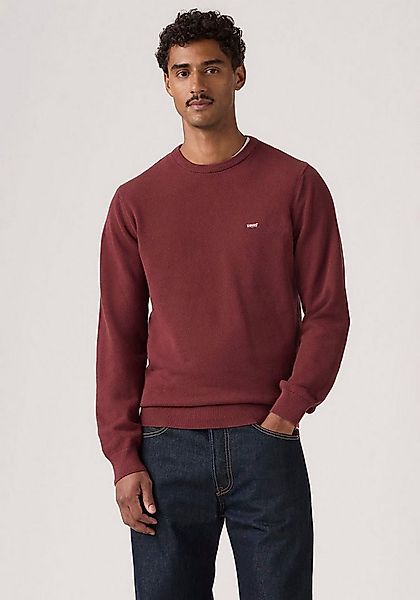Levi's® Rundhalspullover LIGHTWEIGHT HM SWEATER Feingerippte Abschlüsse günstig online kaufen