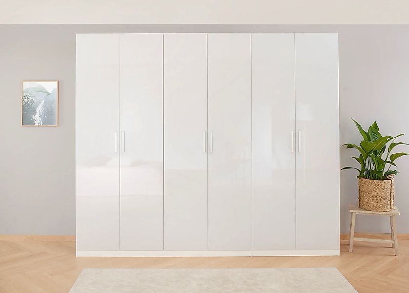 rauch Drehtürenschrank "Koluna", Hochglanzfront, inkl. 2 Innenschubladen so günstig online kaufen