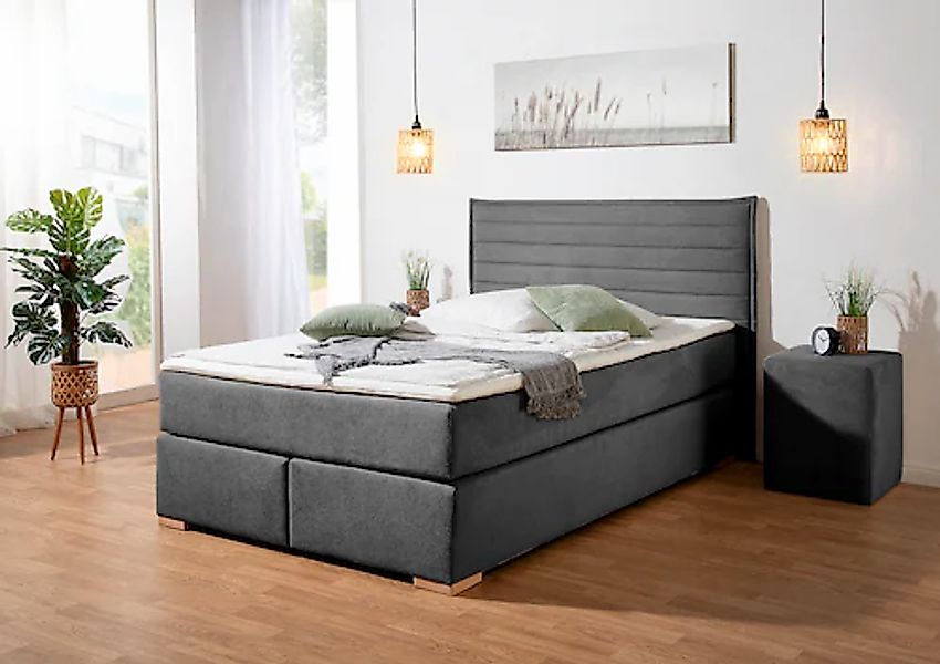 Home affaire Boxspringbett »"Östermoor"«, in H2, H3 oder H4 erhältlich günstig online kaufen