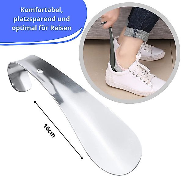 Langlauf Schuhbedarf Schuhlöffel Metall Schuhanzieher (verschiedene günstig online kaufen