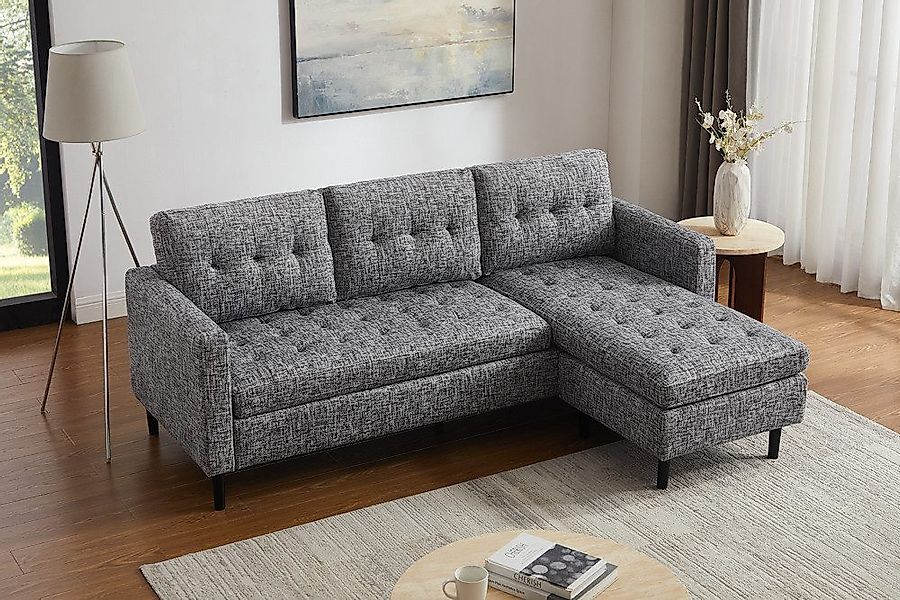 riess-ambiente Ecksofa STOCKHOLM 220 cm grau günstig online kaufen