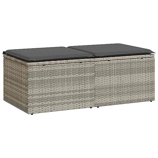 vidaXL Gartenlounge-Set 2-tlg. Garten-Sofagarnitur mit Kissen günstig online kaufen