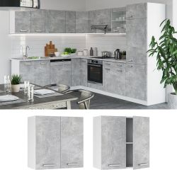 Vicco Hängeschrank R-Line, Beton/Weiß, 60 cm günstig online kaufen