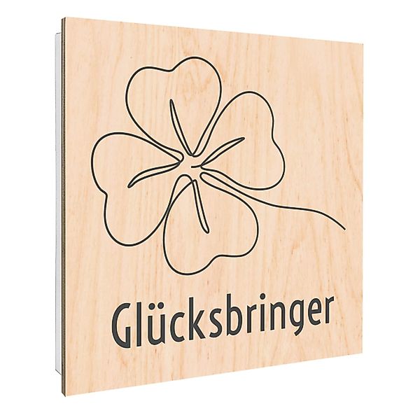 Banjado Schlüsselkasten mit Holzfront 30x30cm Weiß Scharnier Links 50 Haken günstig online kaufen